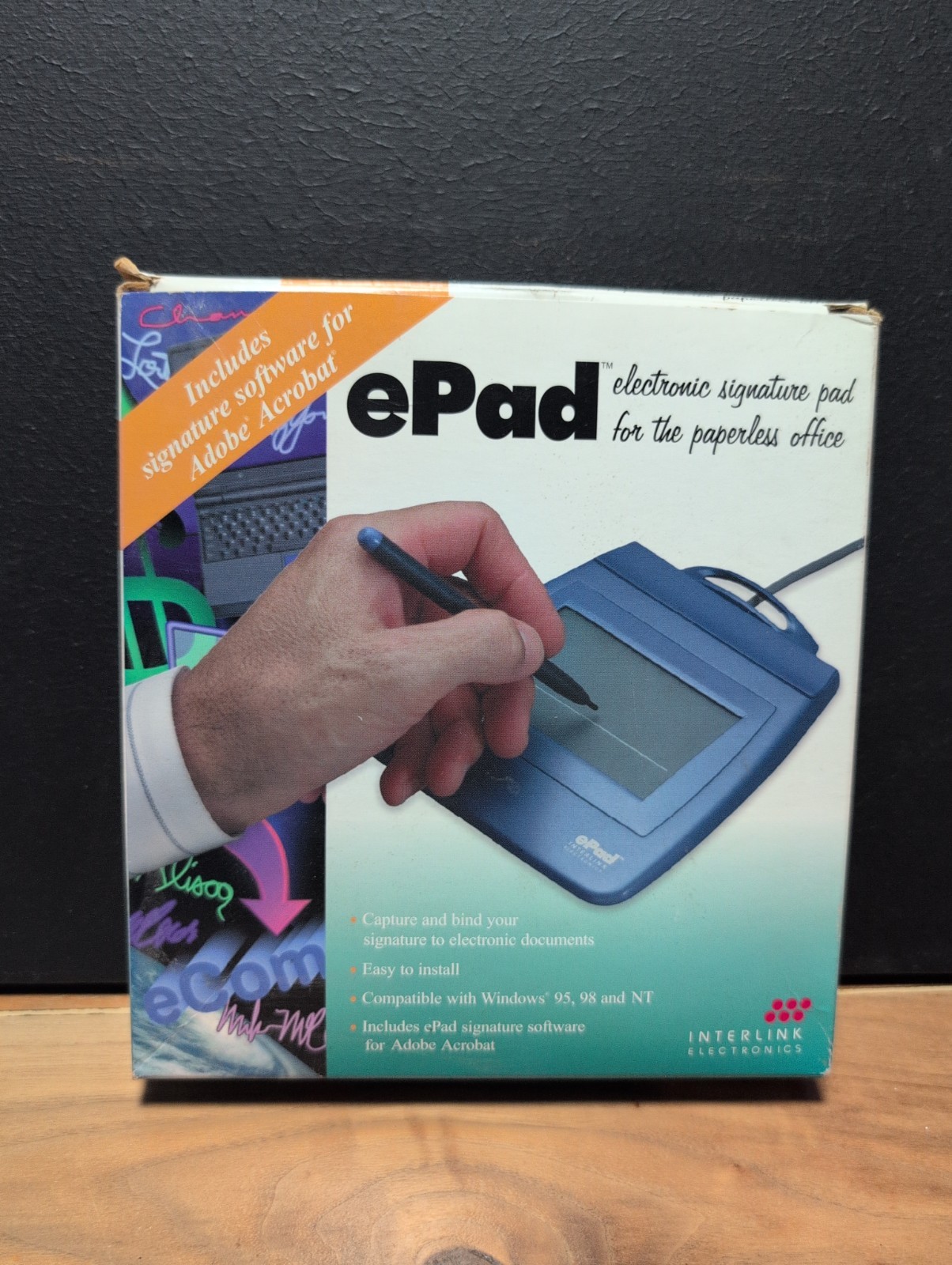 Vintage Epad Interlink Electronics Signature Pad VP9001