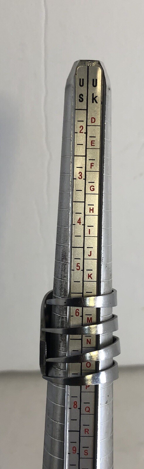 Artisan Handcrafted Fork Ring. Silver Plated Size 7