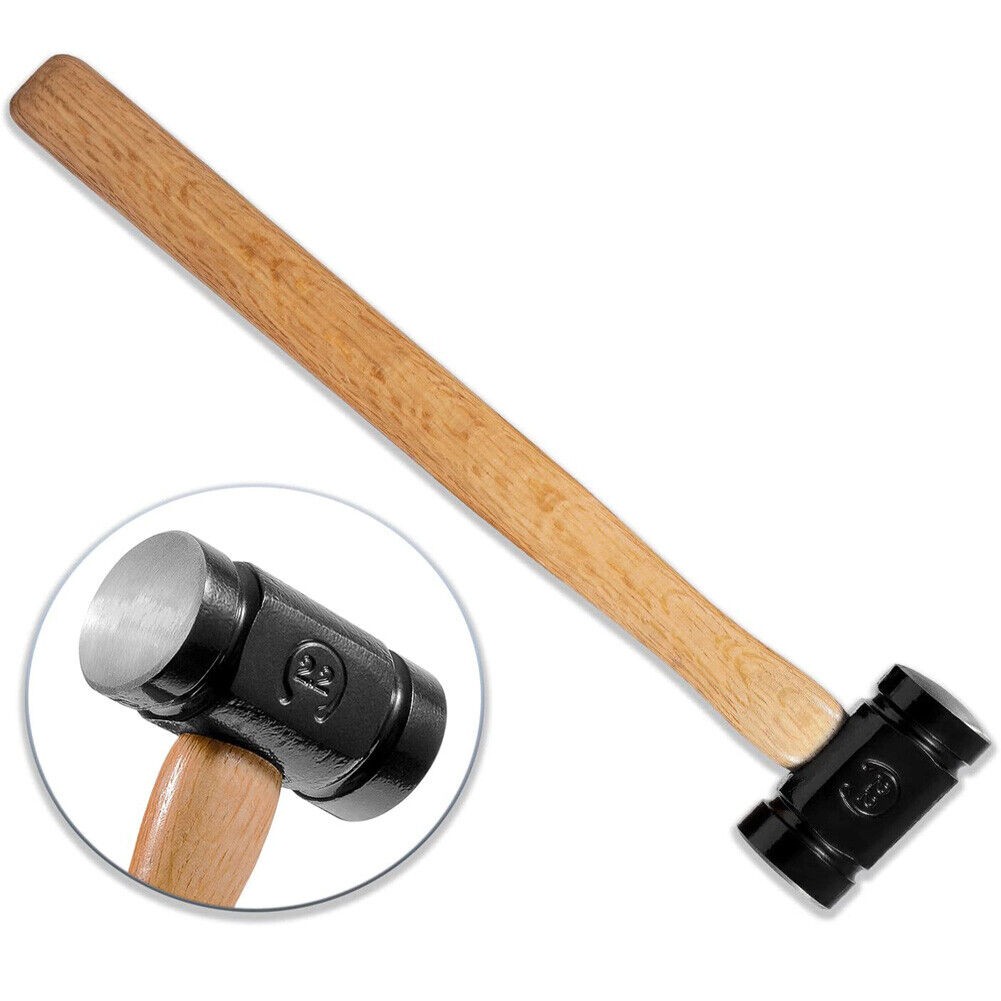 36oz 61B Rounding forge Hammer, Versatile Blacksmith Hammer