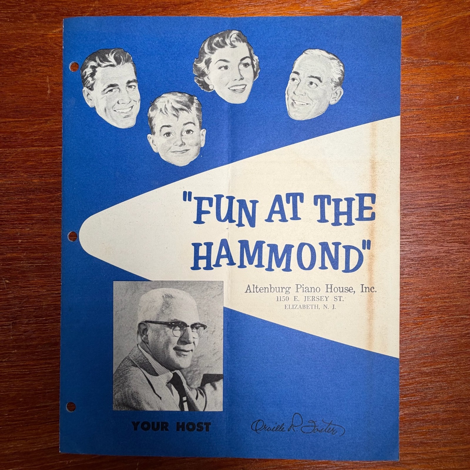 VINTAGE HAMMOND "FUN AT THE HAMMOND" BOOK SERIES CATALOG