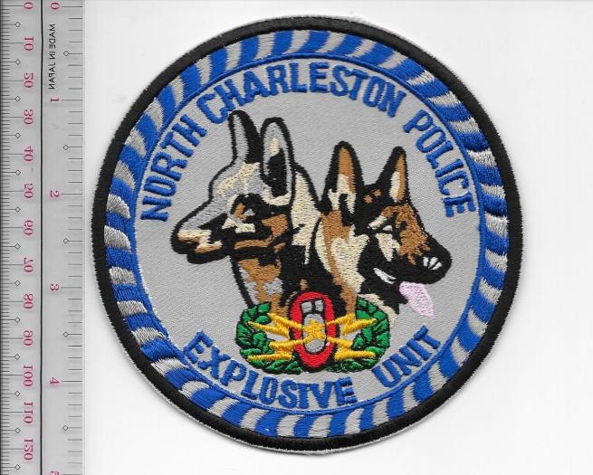 K-9 Police South Carilina North Charleston Police Department Explosive NO TARIFF