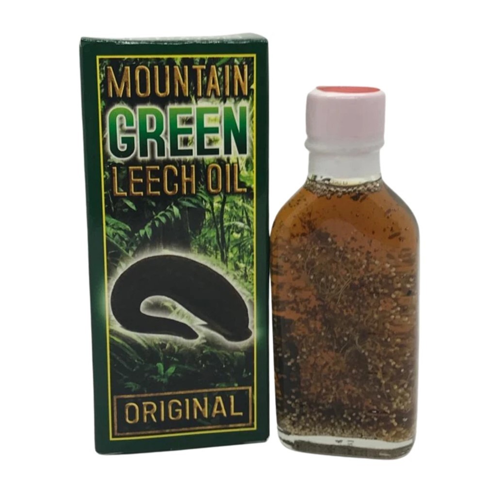 100% Organic Leech Oil Mountain Green Men Enlargement (Free Shipping)