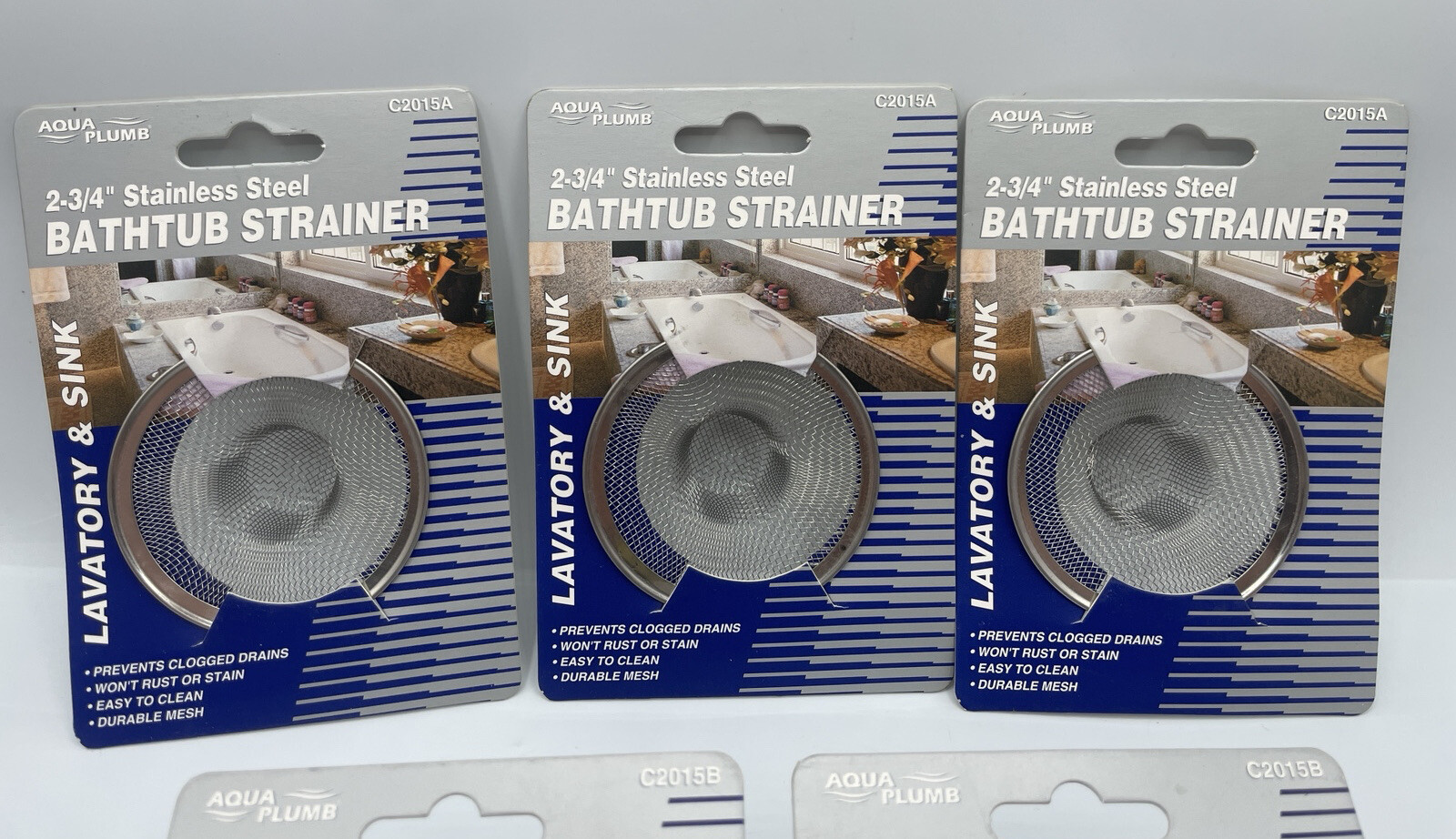 Aqua Plumb Lavatory Strainer & Bathtub Strainer Lot
