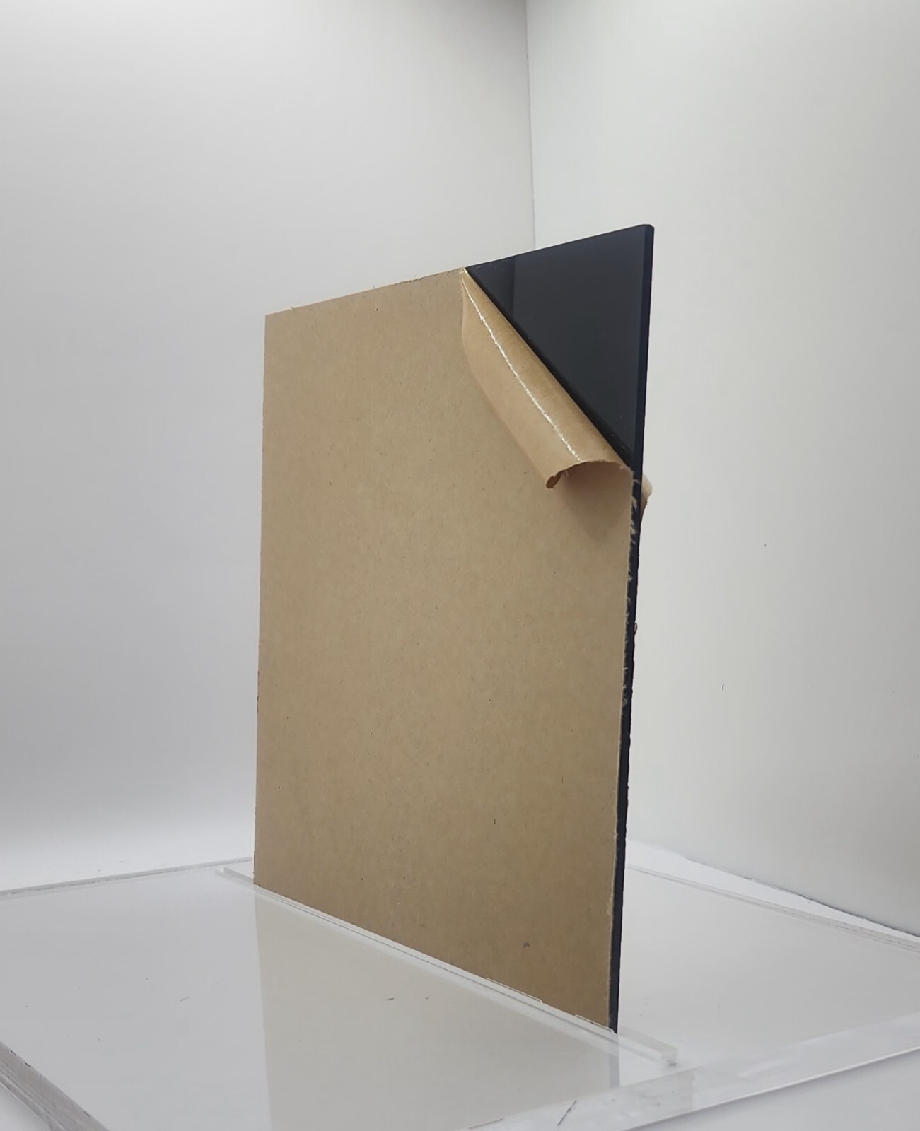 BLACK OPAQUE ACRYLIC PLEXIGLASS SHEET DURABLE WATER PROOF 1/2" THICK ^
