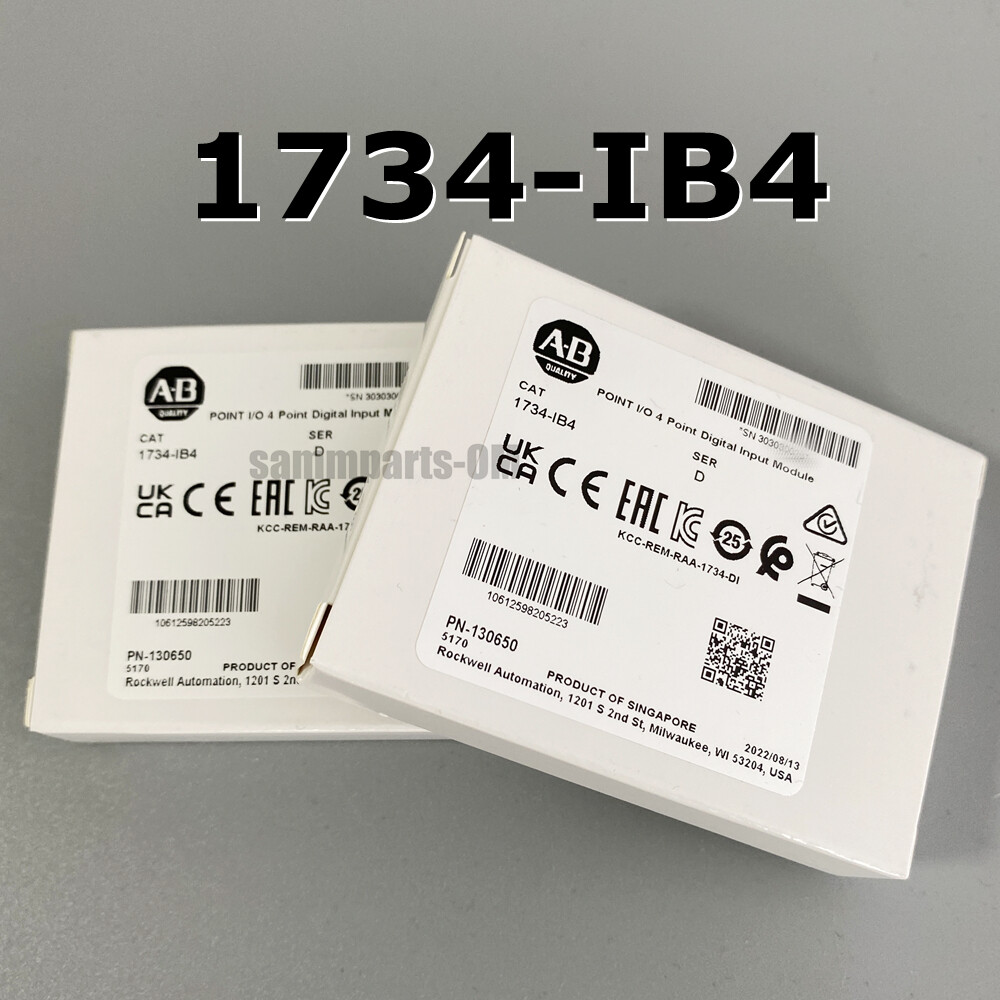 1734-IB4 AB Point I/O 4 Point Digital Input Module 2022 NEW Sealed TX 1734IB4
