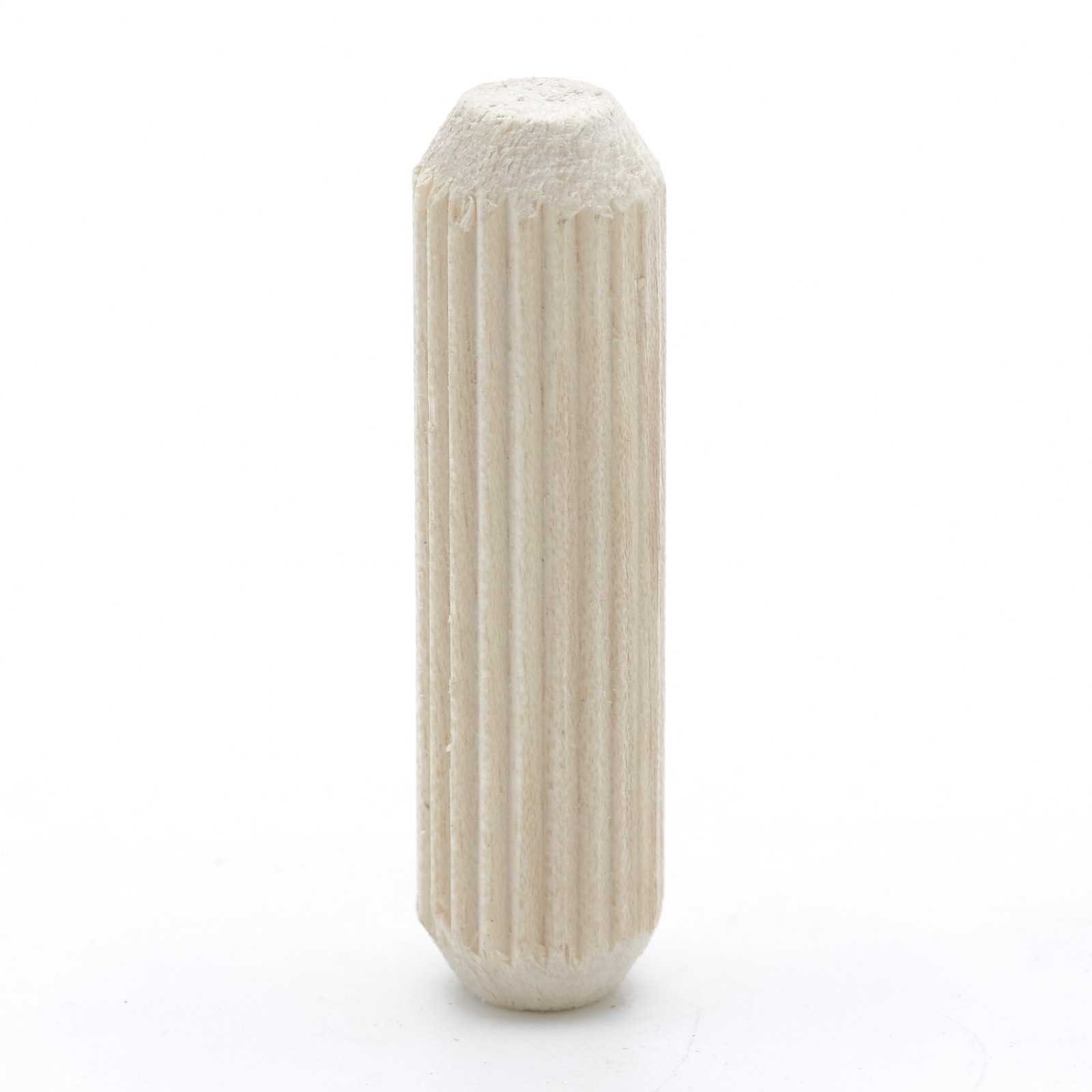 8 x 30mm Wooden Dowels - Fluted Birch Wood - Kiln Dried (Pack of 24)
