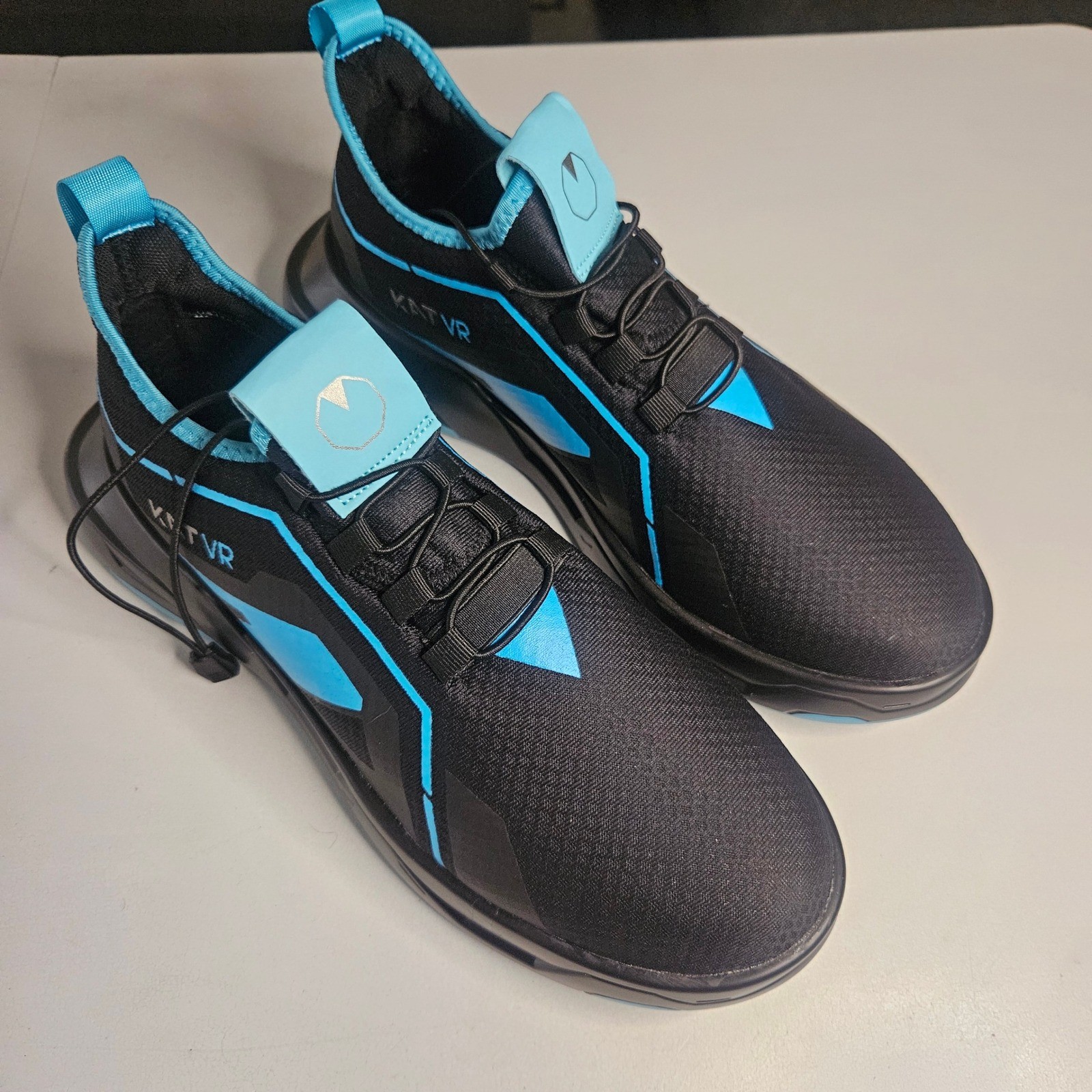 KAT VR Dedicated Shoes for KAT Walk C VR Treadmill Black Cyan Mens US 11 EU 45