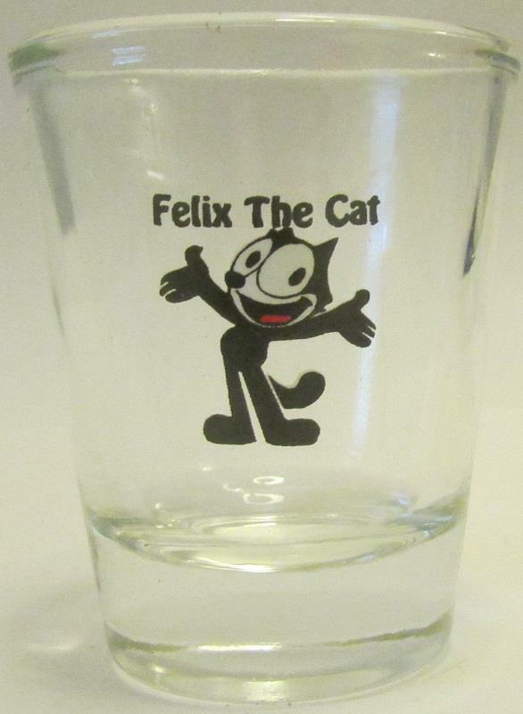 Very Nice FelixTheCat 1 1/2 oz.Shot Glasses