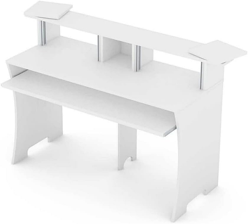NEW Glorious Music Station DJ Table & Studio Work Station Version 2021 White