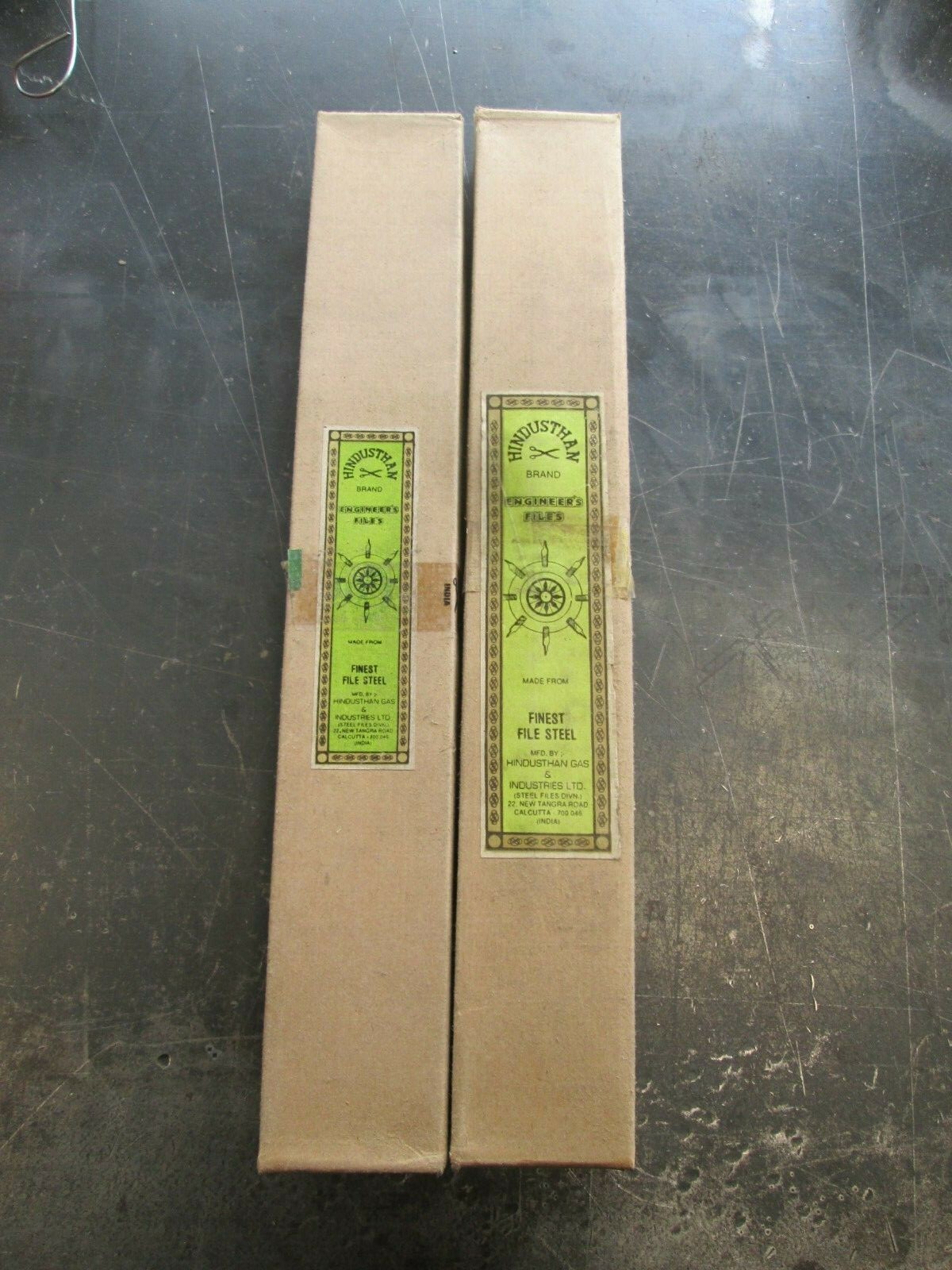 (24 pcs.) Hindusthan Brand Finest File Steel Round Bastard / 200mm, 8" ~NOS~