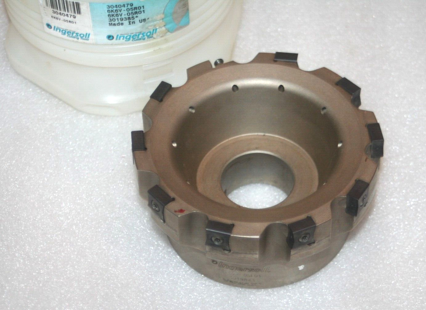 INGERSOLL 5" 6K6V-05L01 V-Max Indexable Face Mill Cutter