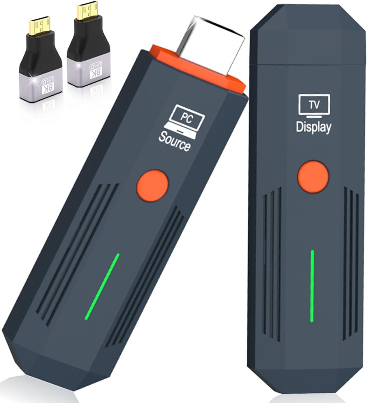 2026 Upgraded Wireless HDMI Transmitter and Receiver 328FT/100M Plug & Play 5G+2