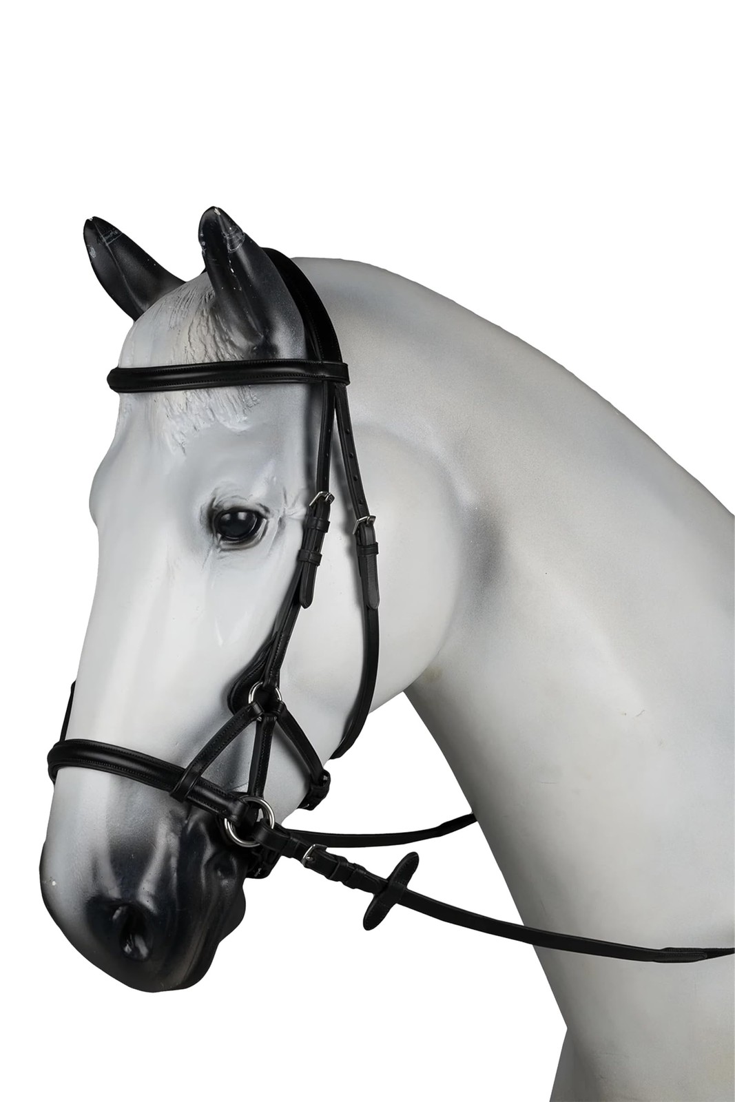 HORZE Denver Soft Leather English Side Pull Bitless Bridle for Horses | Web R...