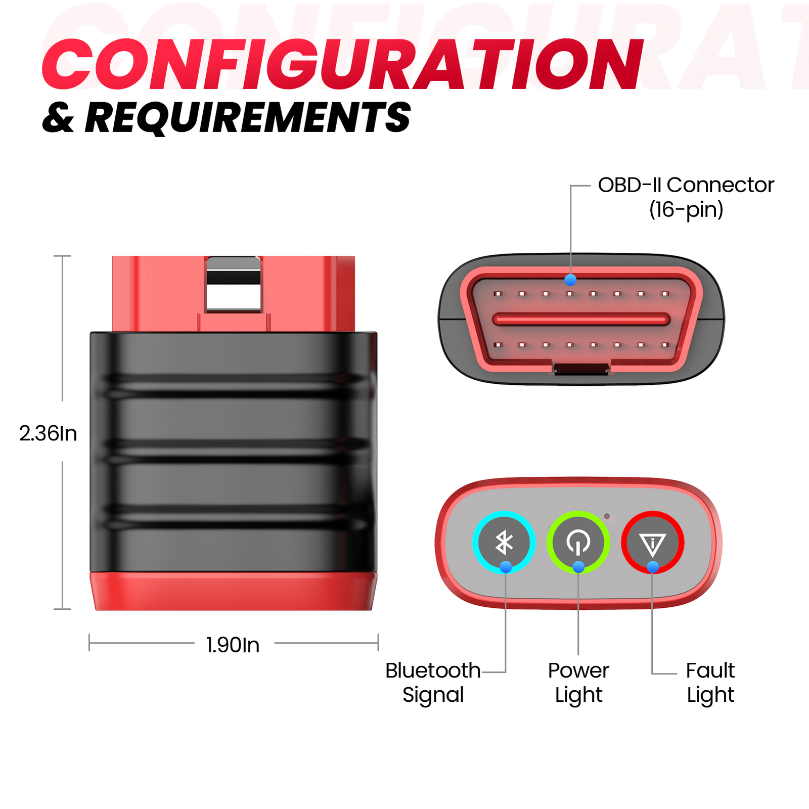 10PCS Thinkdiag Mini Car OBD2 Scanner Auto Diagnostic Tool Fault Code Reader