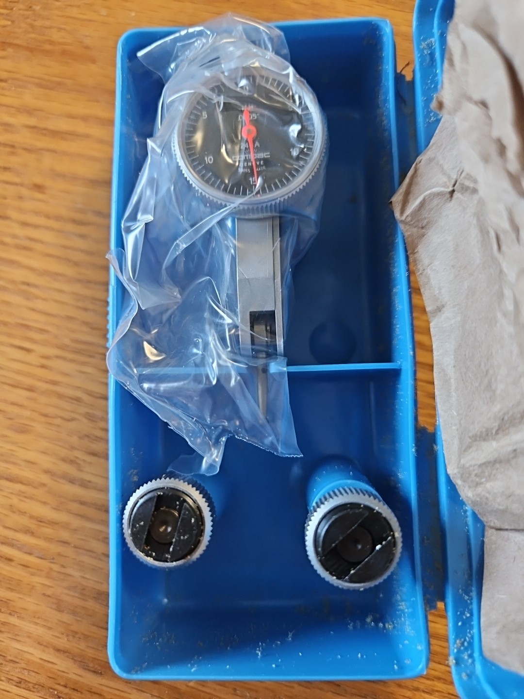 Compac 244A Dial Test Indicator .0005" Swiss Made Precision Tool with Case **KIT