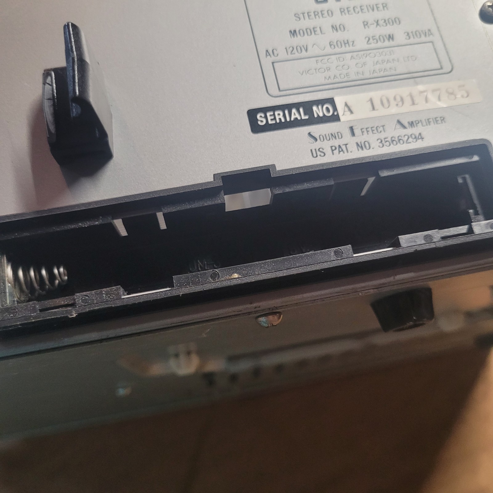 JVC R-X300 Digital Synthesizer Stereo Receiver Working Tested
