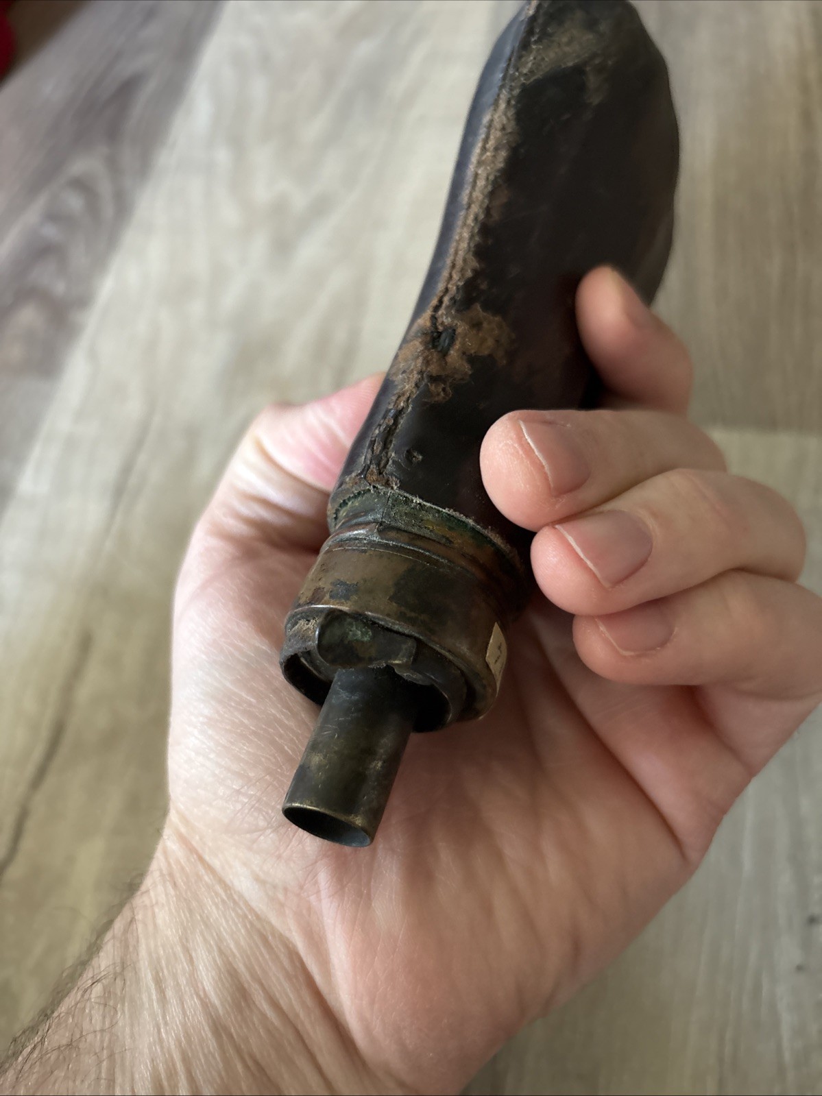 Civil War Era American Muzzle Loader Flask
