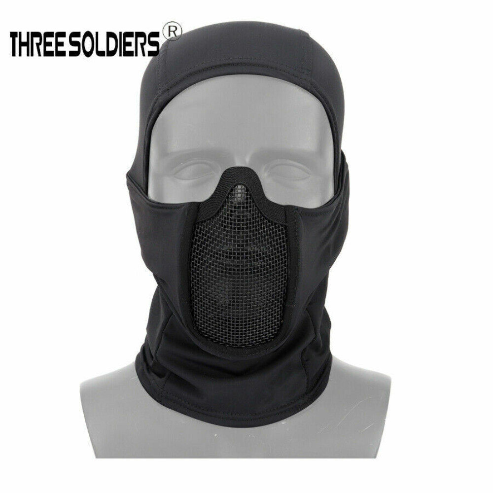 Tactical Balaclava Mesh Ninja Style Face Mask Sun Shield UV Protection Full Hood