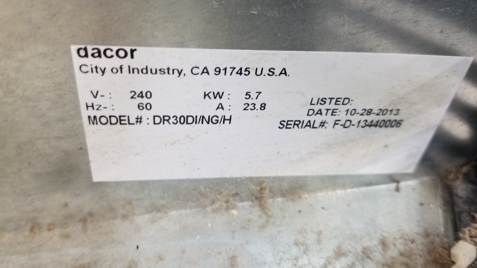 Genuine Dacor Range Oven, Spark Module Set of 2 # 72634