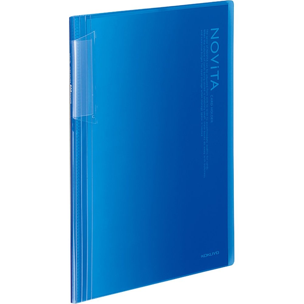KOKUYO File Card Holder Novita A4 30 sheets 600 people capacity Blue May-N260B