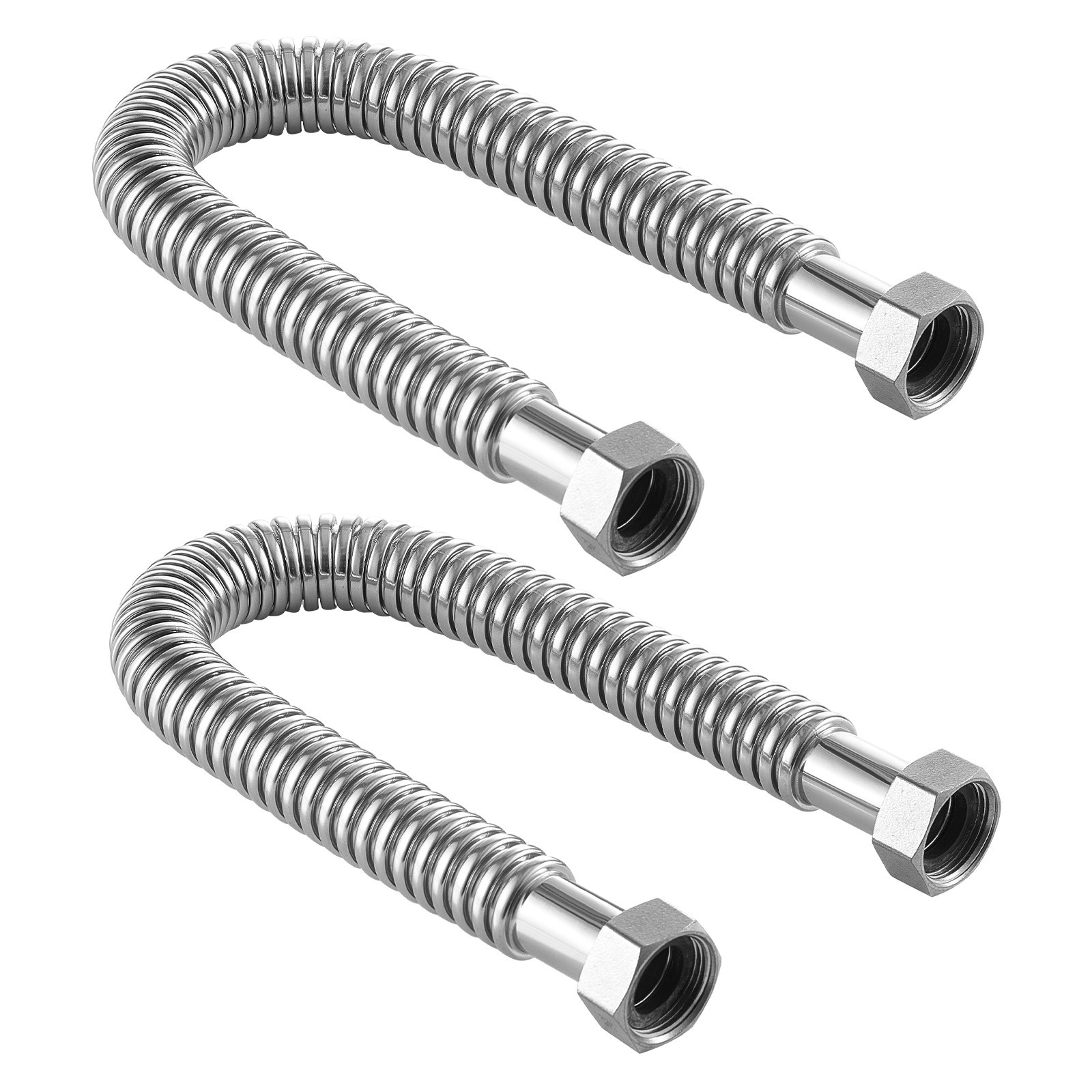 VEVOR Water Heater Kit 24 Inch Length Water Heater Flex Connector for Bathroom