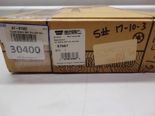 Warn Winch Mount - 87987 - #30400