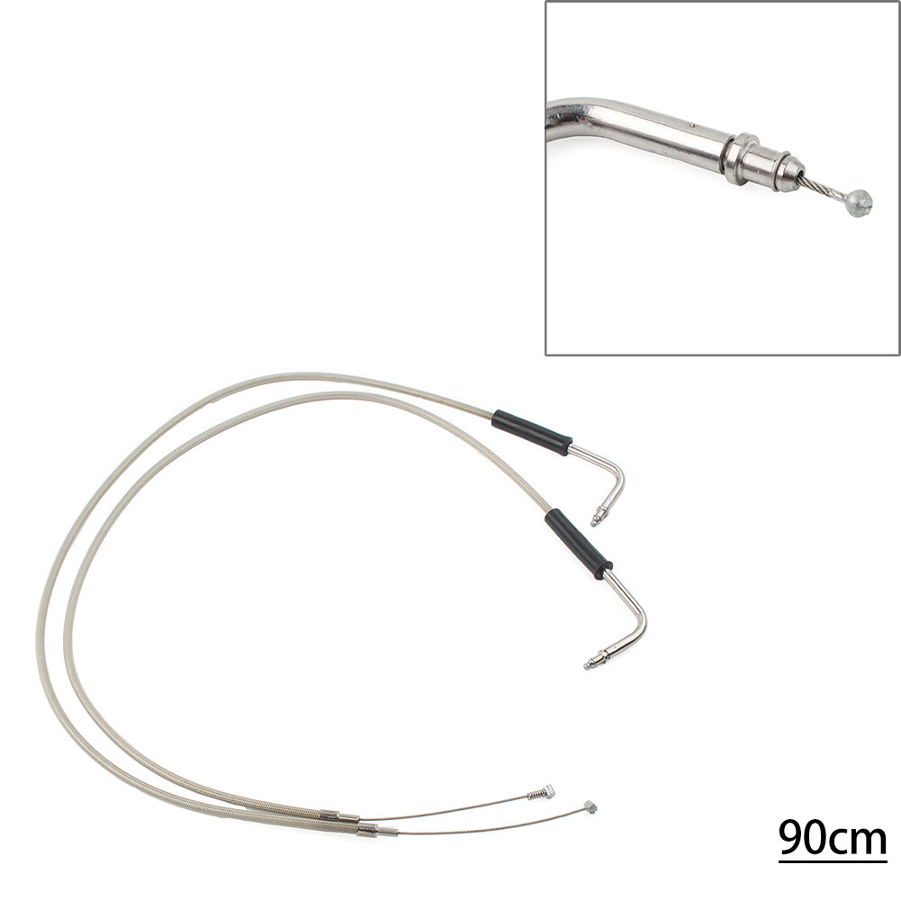 Stainless Steel Throttle Cable For Harley Sportster XL1200 883 Dyna Road King US