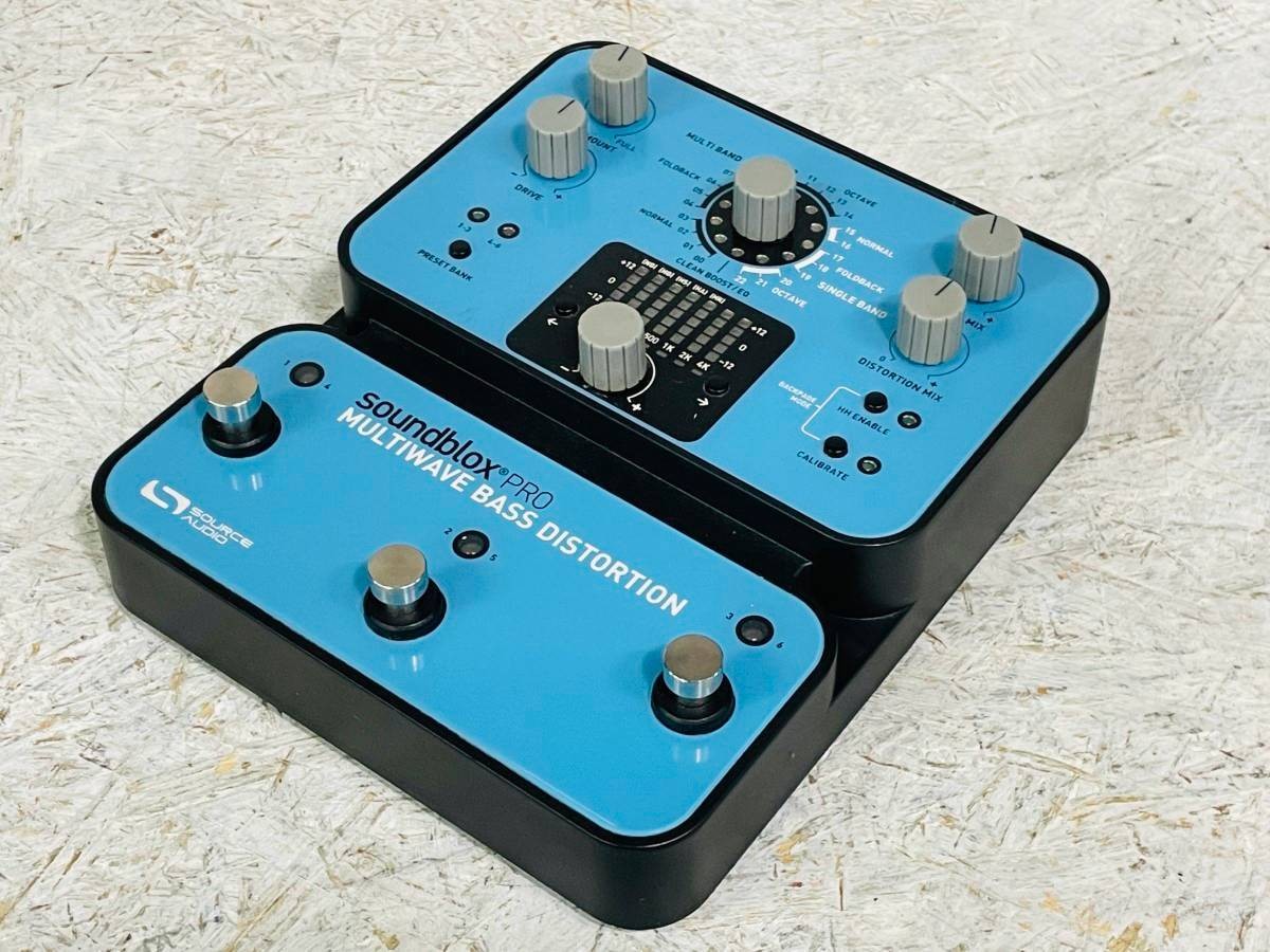 Source Audio Multiwave Bass Distortion Pedal 23 Effects Used