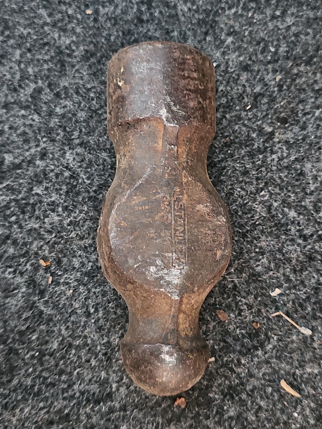 Old Used Tools,Vintage Stanley 316B-40oz Ball Peen Hammer Head 5 1/8”