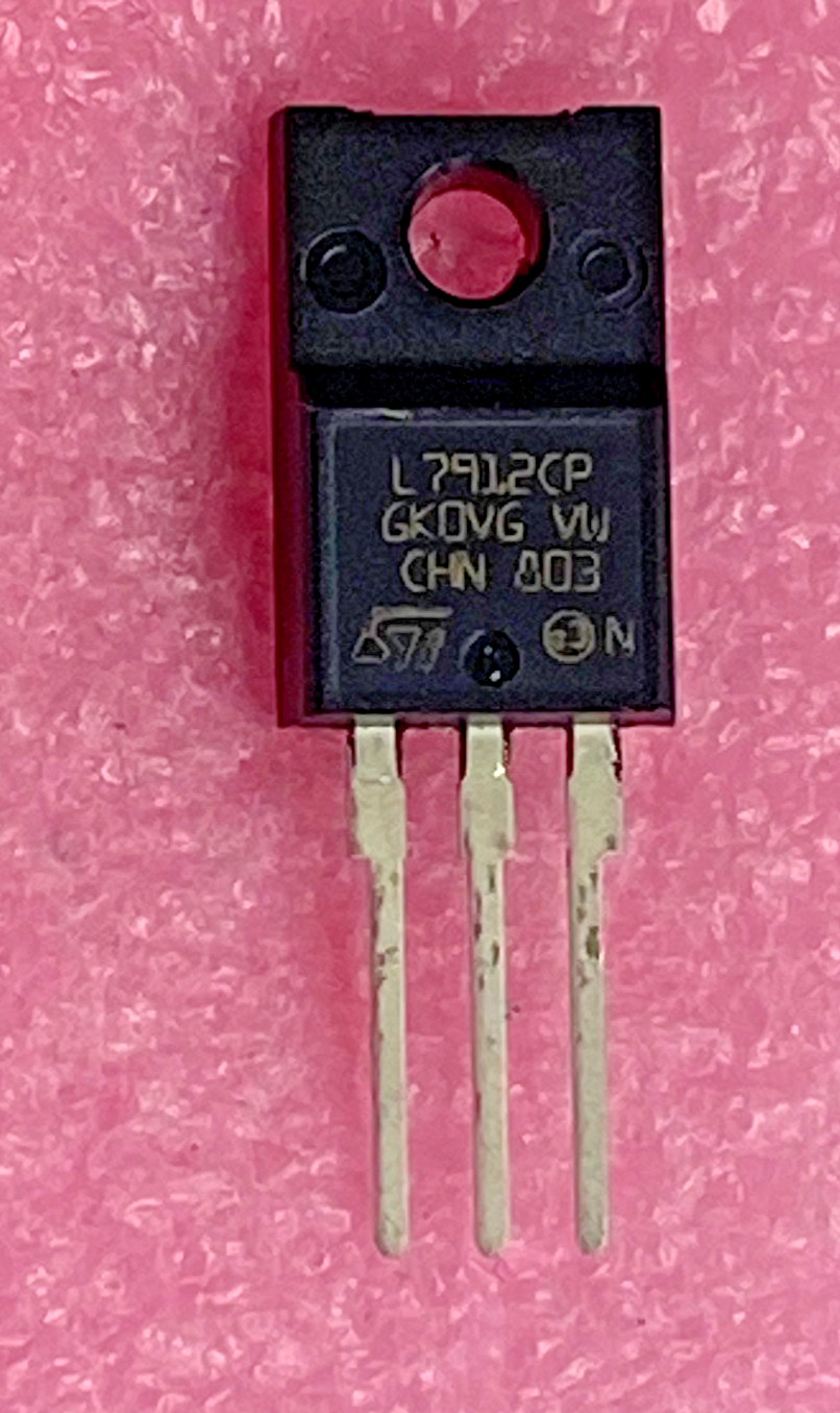 STMicroelectronics L7912CP -12vdc voltage regulator package TO-220