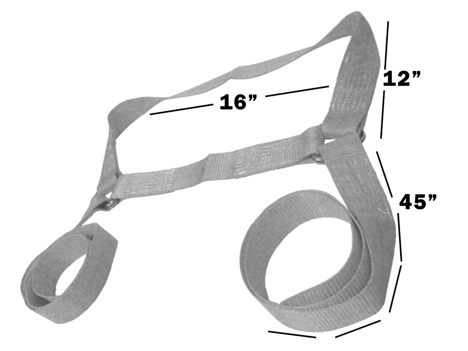 2" Flat Hook Side Rail Basket Ratchet Tie Down Assembly - Silver Pack of 4