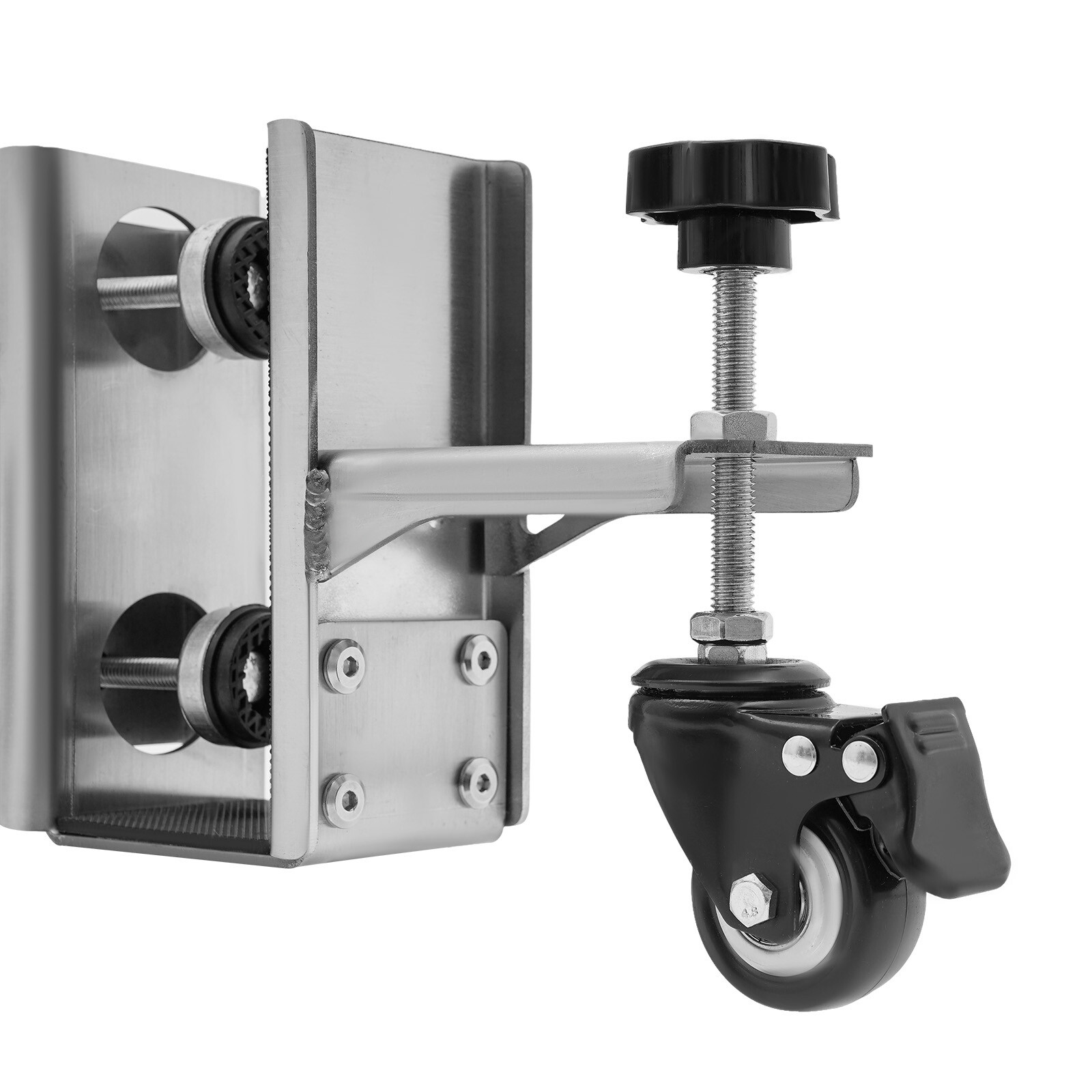 Door Moving Fixing Holder Tool Installation Auxiliary Rotating Wheels with Brake