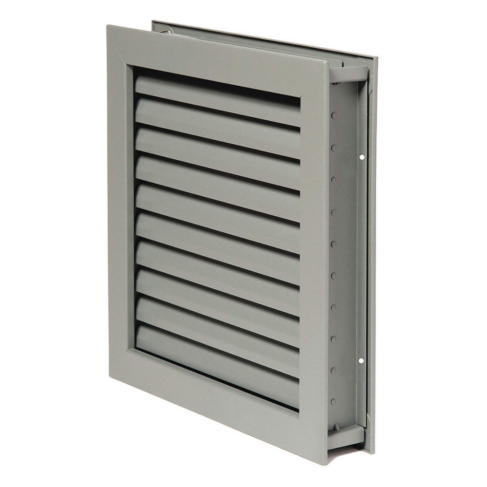 NATIONAL GUARD L-1900-12x12 Fusible Louver,10 in H,10 in W 45AD26