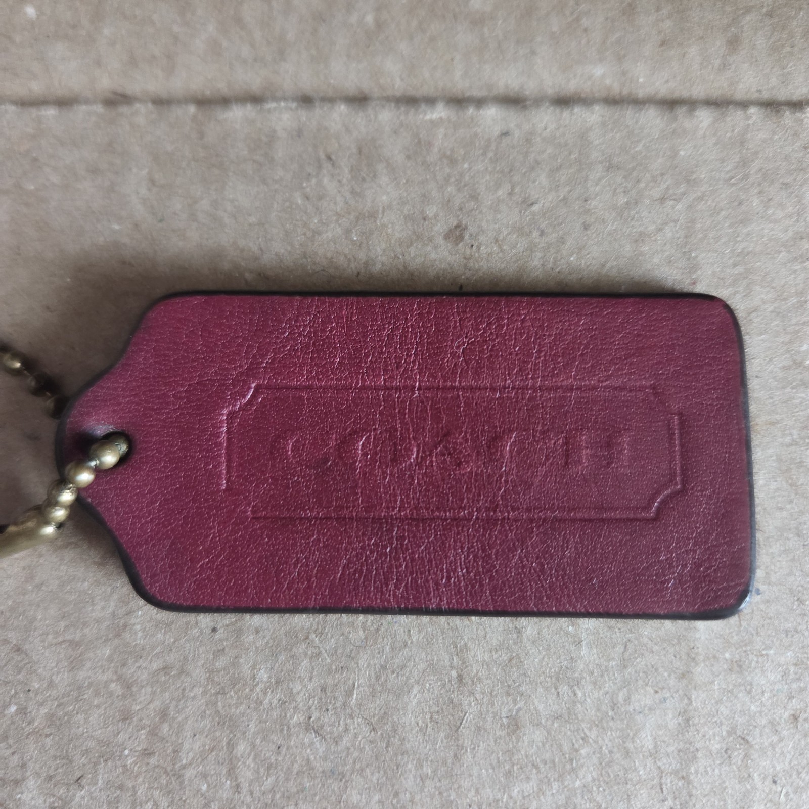 Vintage Coach 2.25'' Hang Tag