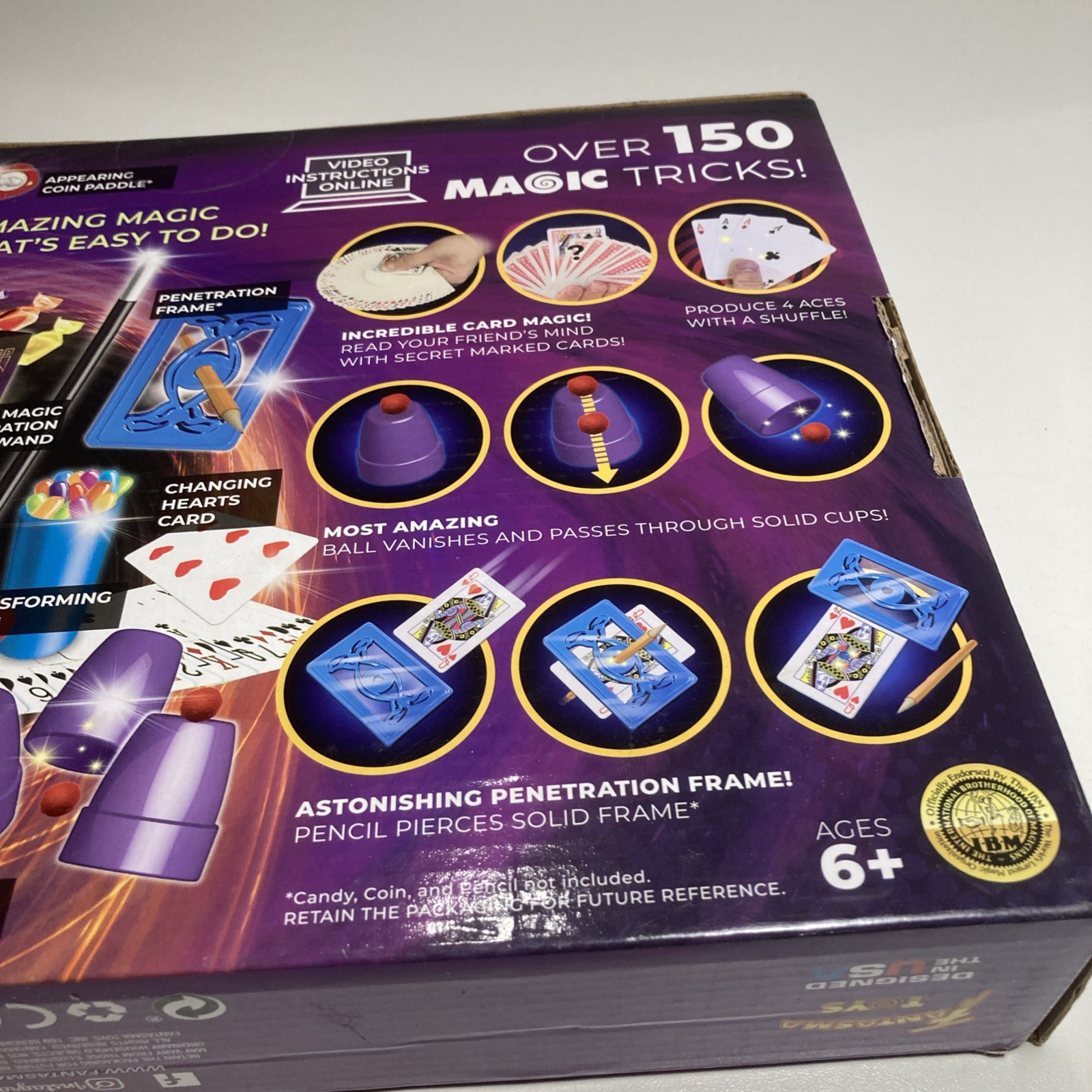 Fantasma Astounding Magic Kit 150 Tricks & Grand Illusions Pre-owned