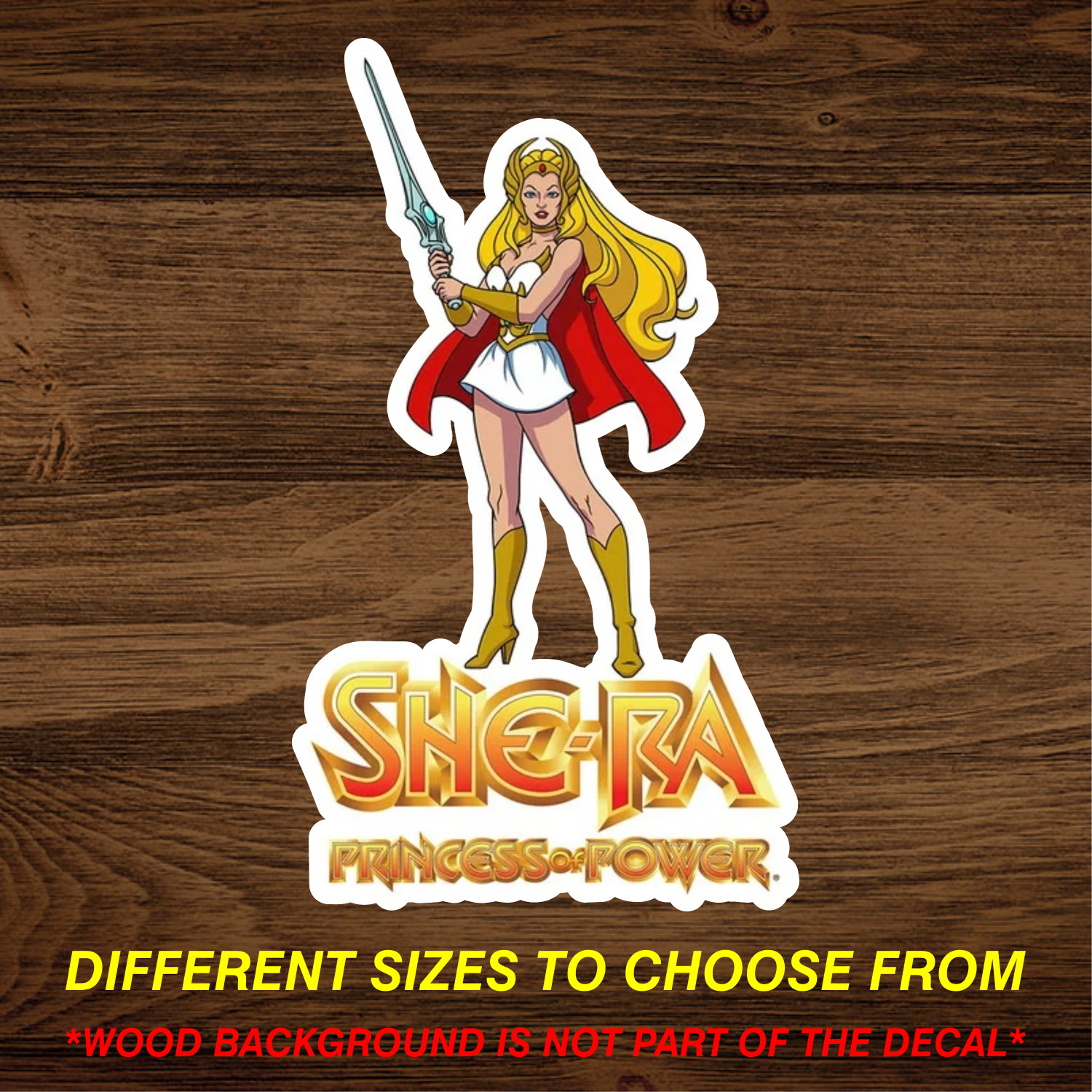 She-Ra Princess Of Power Masters Of The Universe MOTU Vinyl Decal Sticker