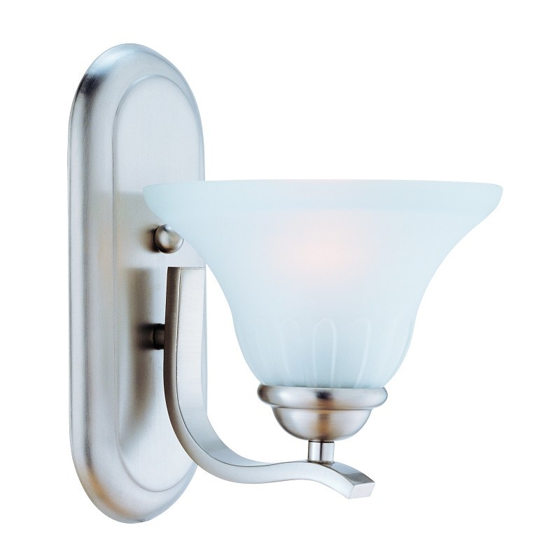 Boston Harbor 1571-1W-3L Single Light Vanity Fixture, 120 V, 60 W, A19 or CFL La