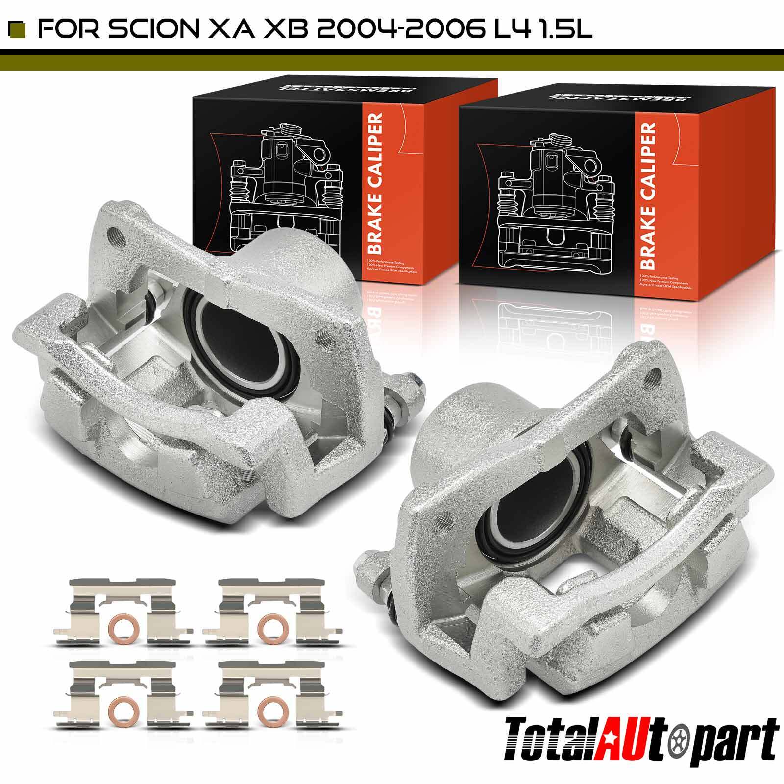 2pcs Brake Caliper w/ Bracket for Scion xA xB 2004-2006 Front Left & Right Side
