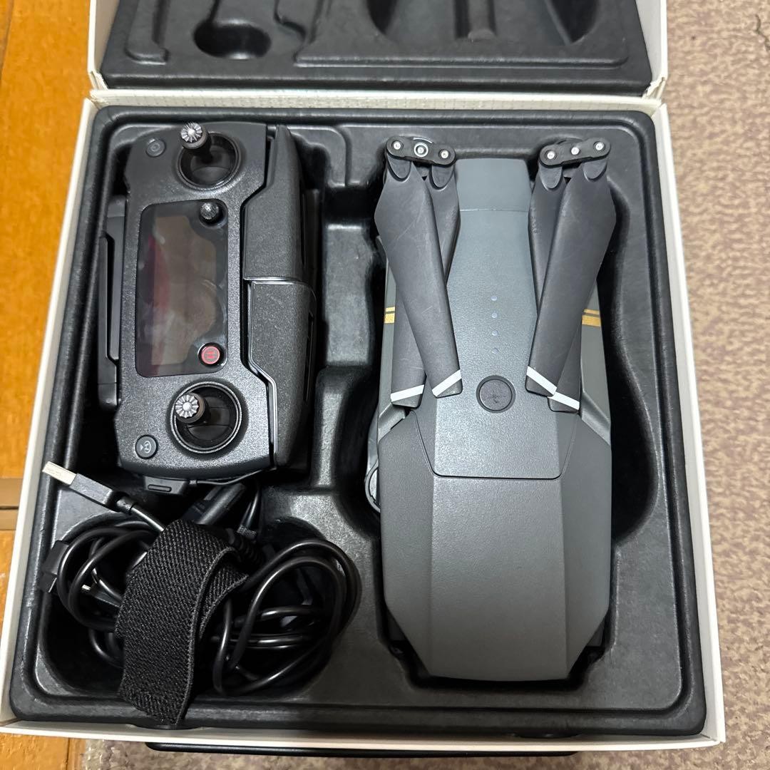 DJI Mavic Pro Quadcopter Drone Gray Tested Working With Remote Control