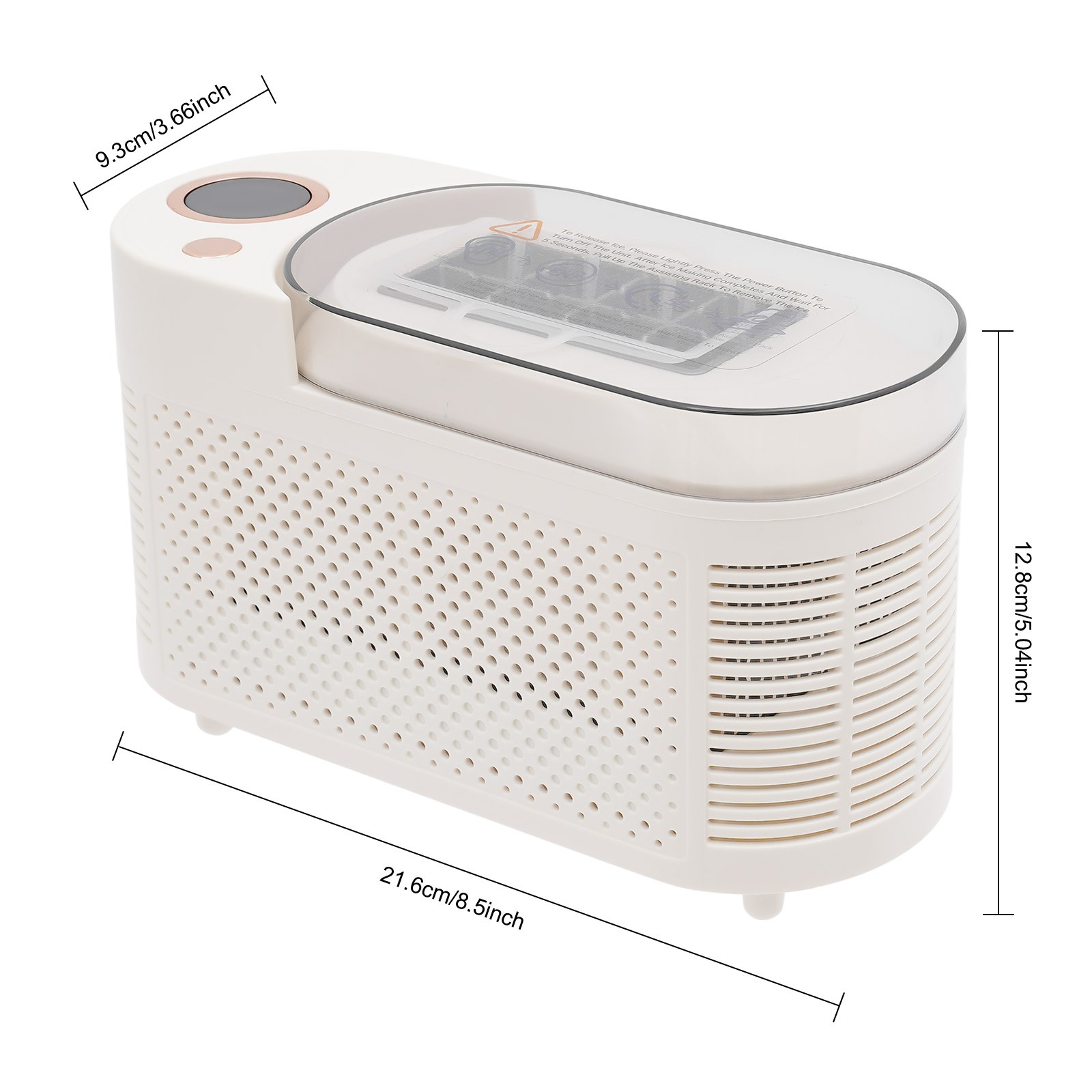 Mini Ice Maker Mini Countertop Ice Maker Compact Ice Machine for Home/Car/Travel