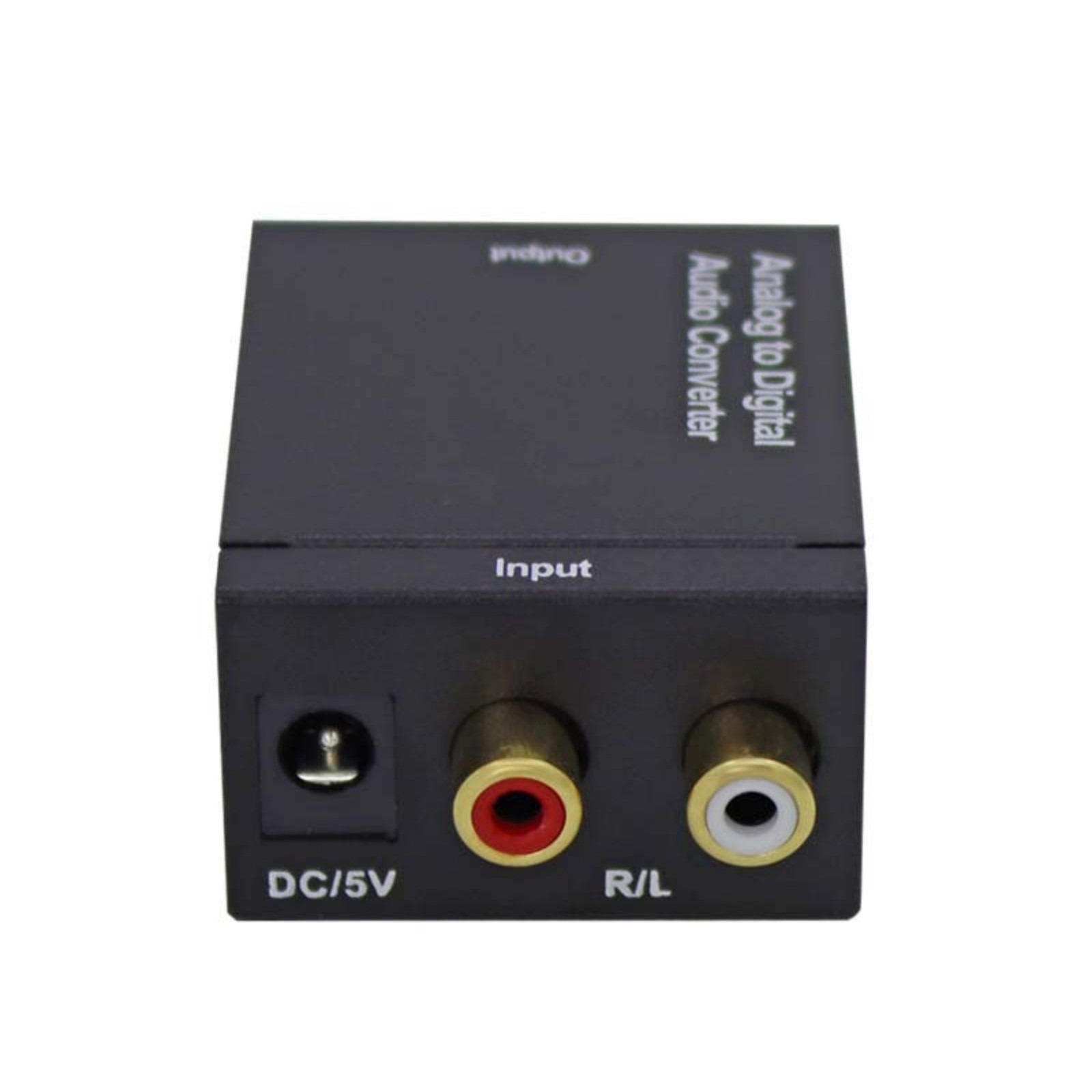 Analog to Digital Audio Converter RCA to Coaxial 96KHz ADC Aluminum Case PCM