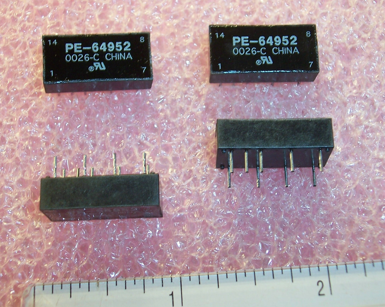 QTY (25) PE64952 PULSE T1/CEPT/ISDN-PRI TRANSFORMERS NOS 1 TUBE