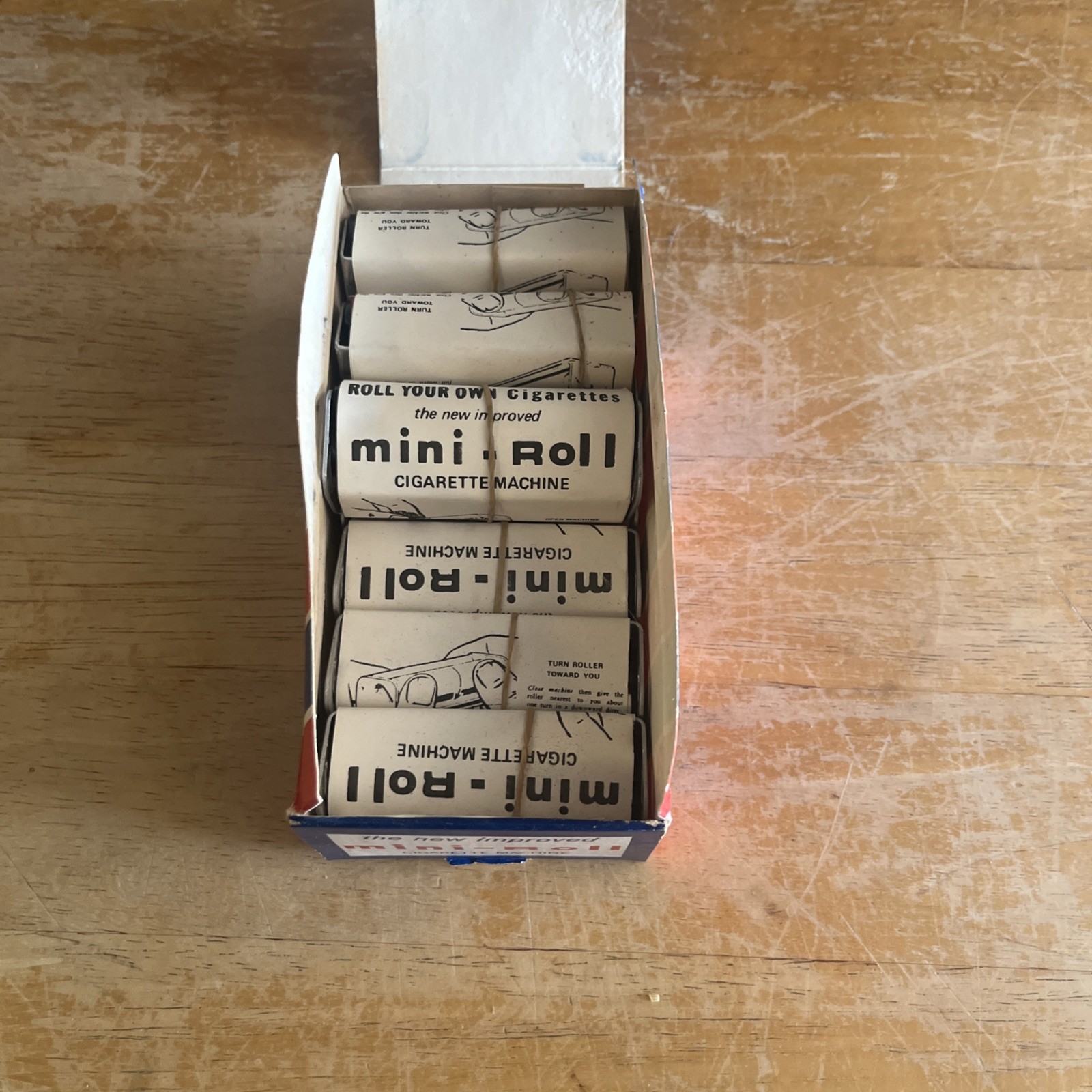Vintage Mini Roll Cigarette Rolling Machine NOS
