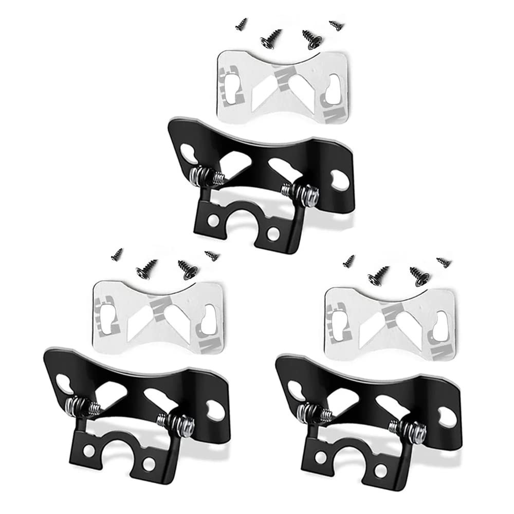 ThtRht 3 Pack Car Rear Camera Holder Mounting Bracket Auto Dash Cam Black