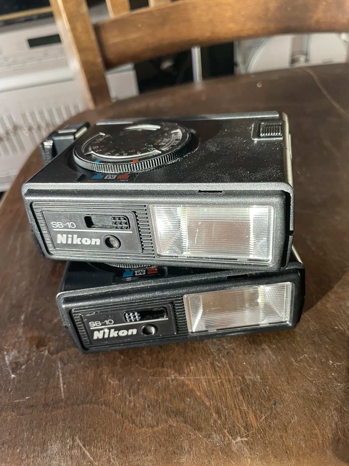 Nikon Speedlight SB-10 Shoe Mount Flash Lot Of 2 Untested As Is Powers On!