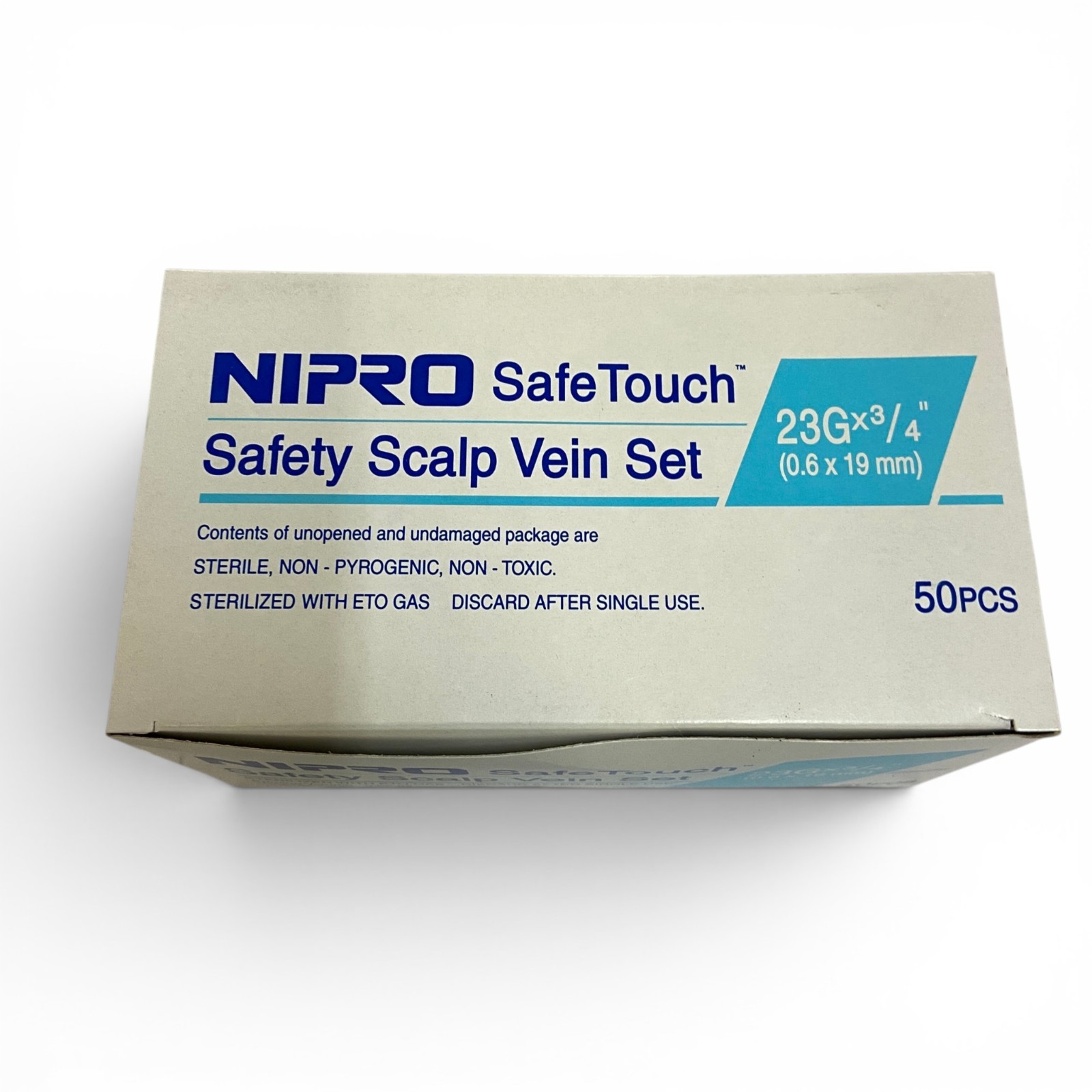 Nipro SafeTouch Safety Scalp Vein Set, 50 Pcs