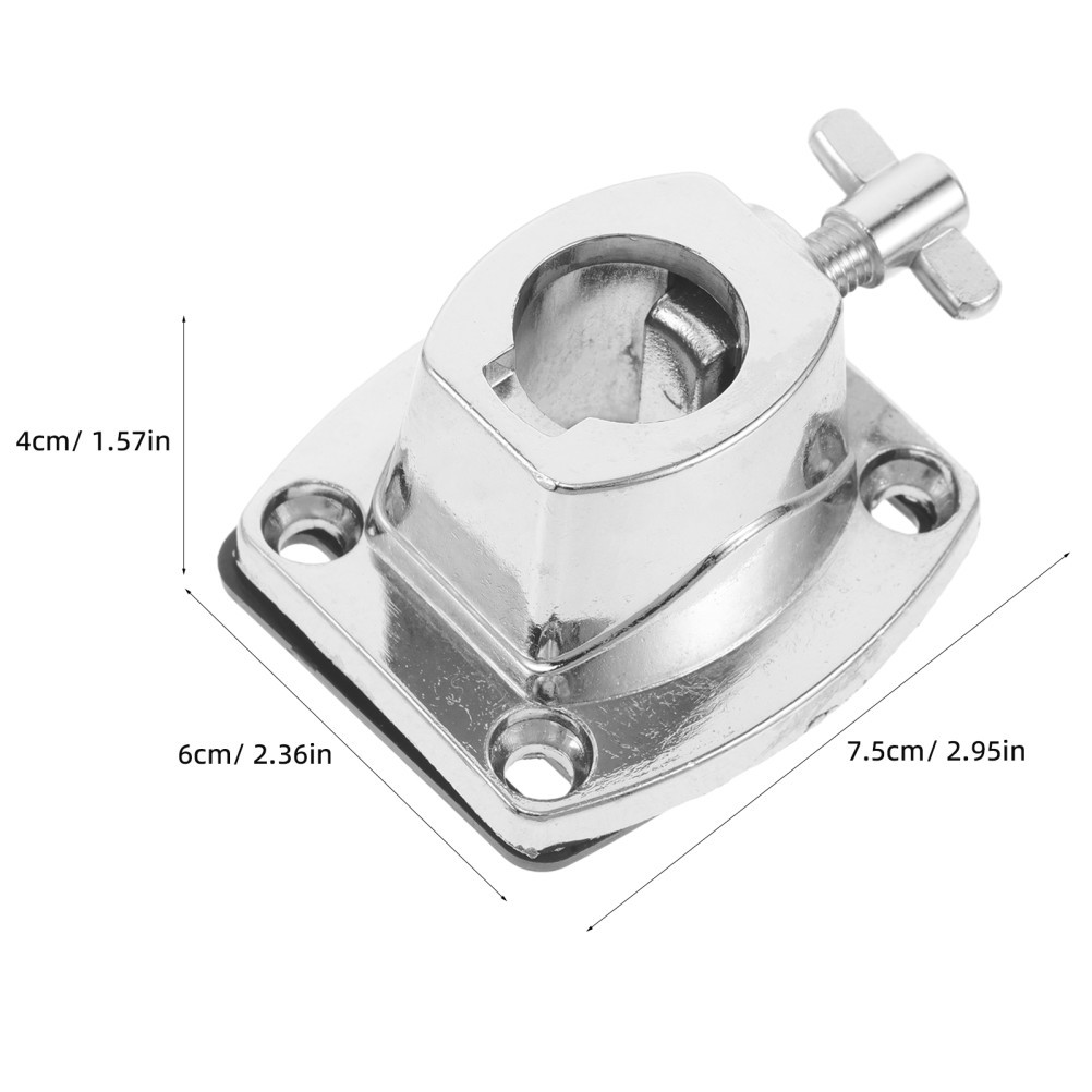 2pcs Drum Leg Base Mount - Floor Tom Rack Clamp Leg Bracket Replacement for