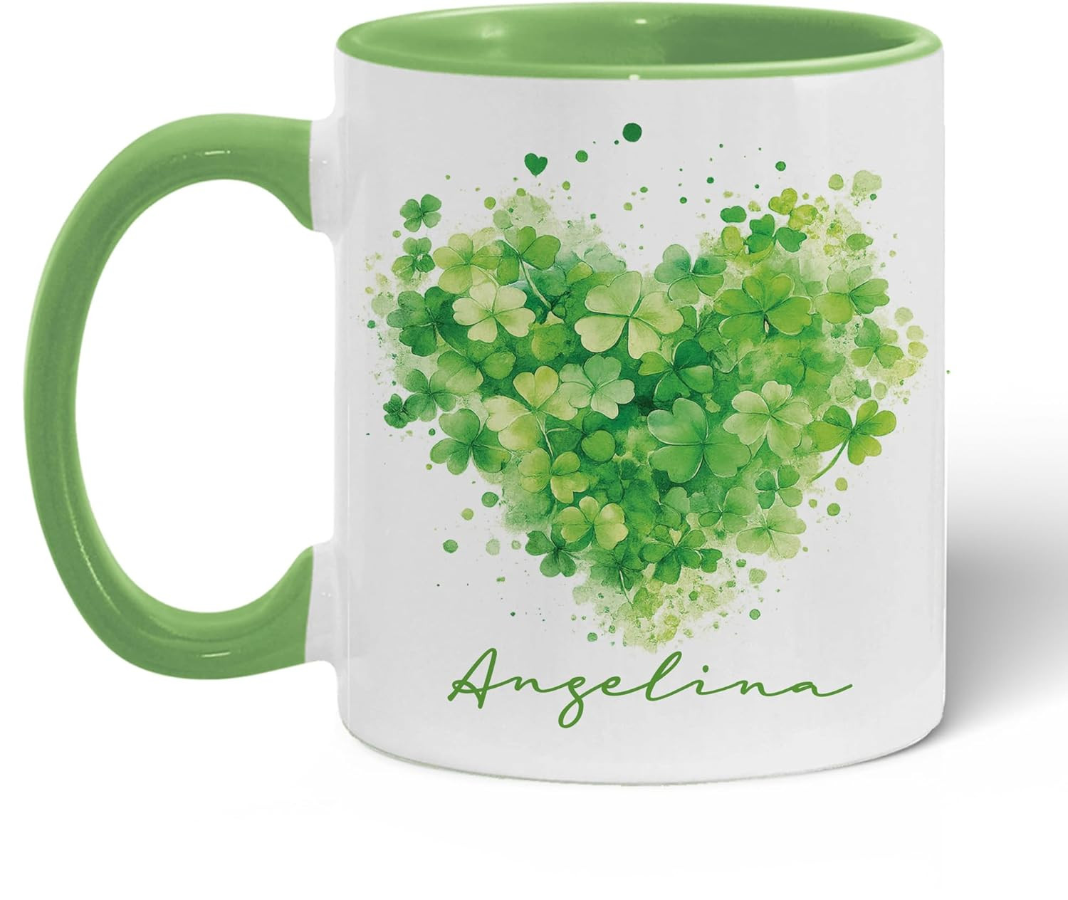Custom St. Patrick’s Day Coffee Mug – Personalized Shamrock Cup Gift
