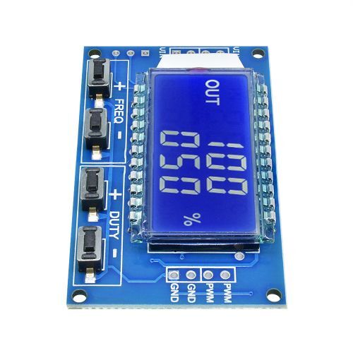 PWM Pulse Frequency Duty Cycle Adjustable Module Square Wave Signal Generator