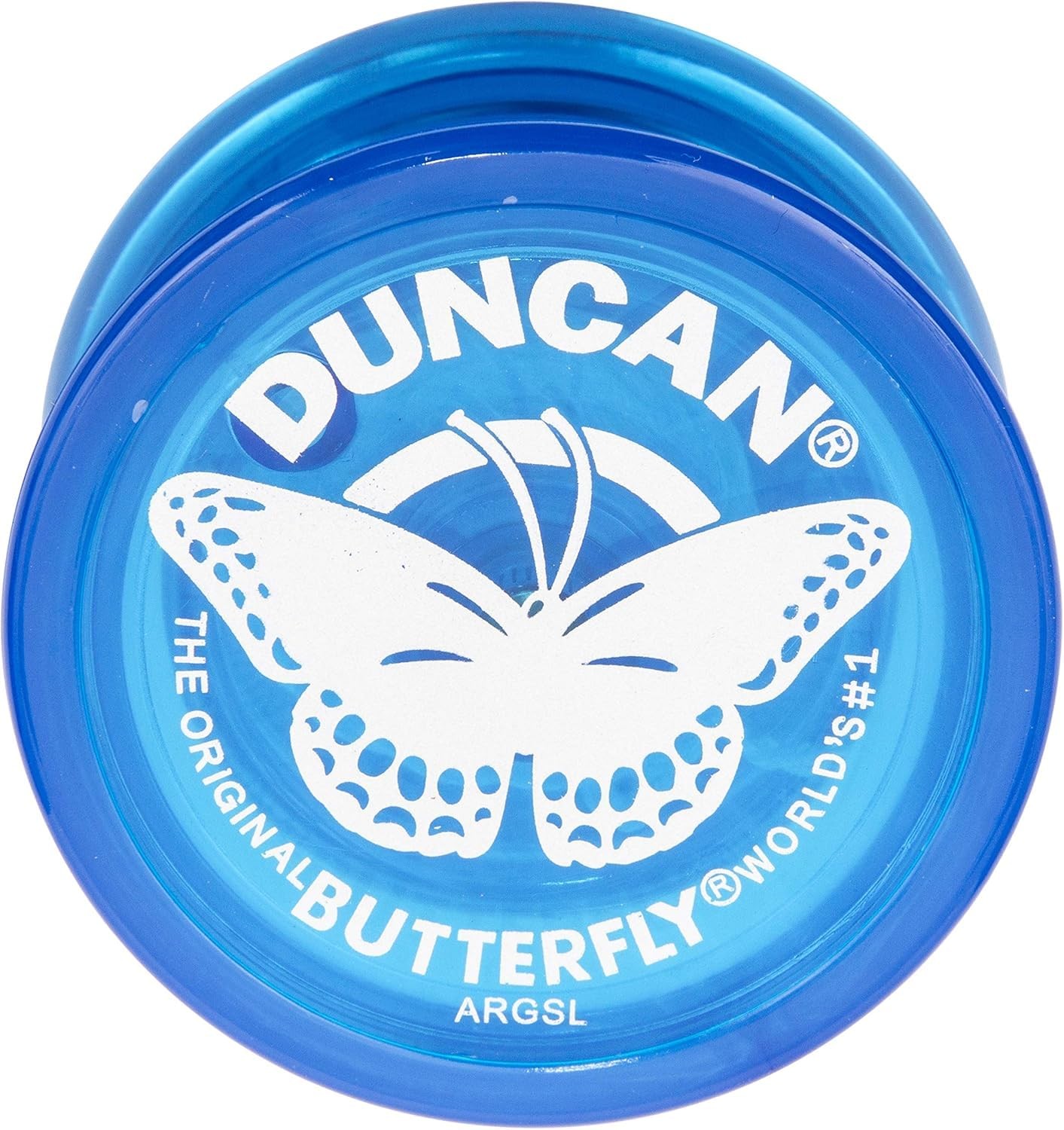 Duncan Toys Butterfly Yo-Yo, Beginner Yo-Yo with String, 2.25 inches, Blue